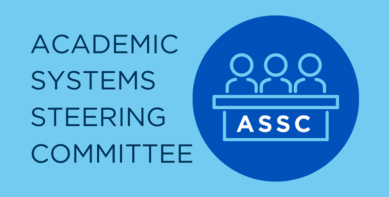 "Academic Systems Steering Committee"